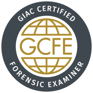 Über mich giac certified forensic examiner gcfe